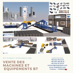 Machine pondeuse de brique OTT4A de OTT GLOBALE