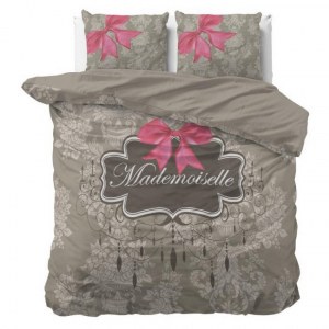 "Mademoiselle" Set 2/3 pcs Parure de Lit 100% Coton Housse de Couette+Taie d'Oreiller...