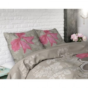 "Mademoiselle" Set 2/3 pcs Parure de Lit 100% Coton Housse de Couette+Taie d'Oreiller...