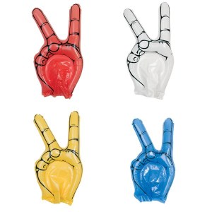 Main Gonflable pour Supporter "Hogan" en Polyéthylène Basse Densité - Objet publicitair...