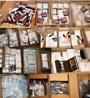 Lot de 1000 cosmetiques de marque Manhattan