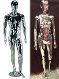 Mannequins homme femme CHROME Argent