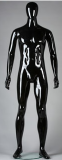 Mannequins homme femme noir laqué