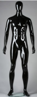 Mannequins homme femme noir laqué