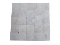 Marbre Afyon Blanc 15x15 cm