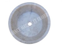 Marbre Afyon Jaune Vasque Modèle Mi-Conique