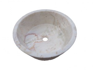 Marbre Afyon Jaune Vasque Modèle Mi-Conique