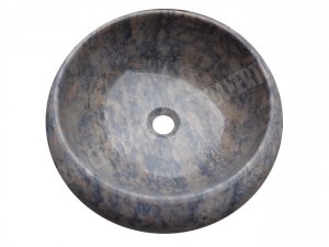 Marbre Gris Afyon Tiger Vasque Modèle Lentille