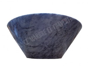 Marbre Afyon Tiger Vasque Modèle Conique