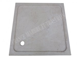 Marbre Marfil Beige Bac A Douche 90x90 cm