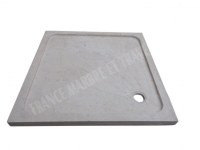 Marbre Marfil Beige Bac A Douche 90x90 cm