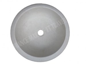 Marbre Beige Clair Marfil Vasque Modèle Lentille