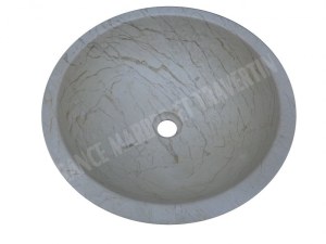 Marbre Beige Clair Marfil Vasque Modèle Bol