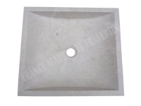 Marbre Beige Évier 45x40 cm