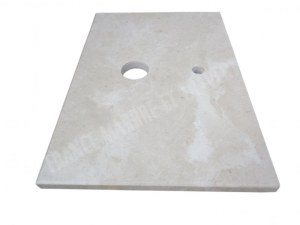 Marbre Plan Vasque Beige 100x60 cm