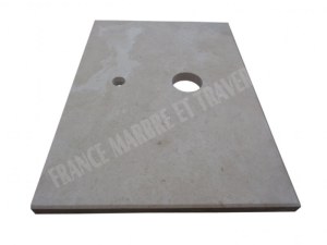 Marbre Plan Vasque Beige 100x60 cm
