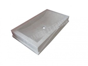 Marbre Marfil Beige Évier 100x50 cm