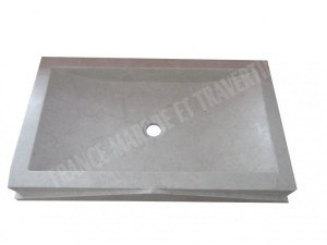 Marbre Marfil Beige Évier 100x50 cm