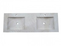 Marbre Marfil Beige Évier 100x50 cm