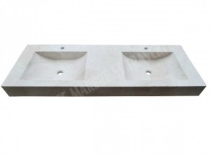 Marbre Marfil Beige Évier 100x50 cm