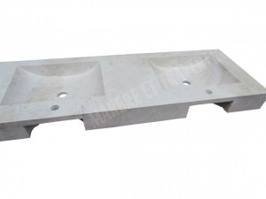 Marbre Marfil Beige Évier 100x50 cm