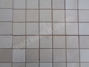 Marbre Beige Marfil Mosaique 4,8x4,8 cm