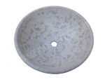 Marbre Beige Marfil Mosaique Vasque Modèle Bol