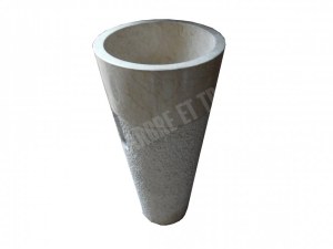 Marbre Beige Marfil Piédestal Vasque