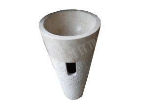 Marbre Beige Marfil Piédestal Vasque