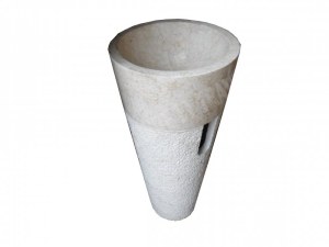 Marbre Beige Marfil Piédestal Vasque