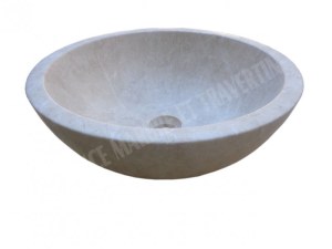 Marbre Beige Marfil Vasque Modèle Bol
