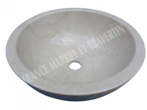 Marbre Beige Marfil Vasque Model Petit Bol