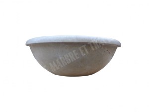Marbre Beige Marfil Vasque Modèle Encastrer