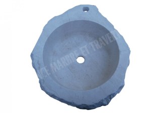 Marbre Beige Marfil Vasque Lave Main Angle 45x45 cm