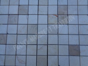 Marbre Beige Marfil Mosaïque 4,8x4,8 cm