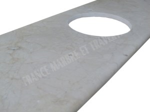 Marbre Plan Vasque Encastrer Beige 120x60 cm