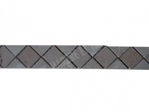 Marbre Frise Beige - Rose 28x6 cm