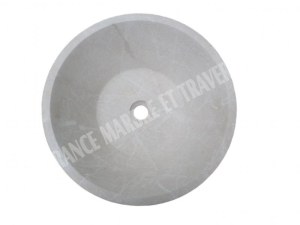 Marbre Marfil Beige Vasque Modèle Conique