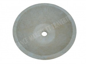 Marbre Beige Marfil Vasque Modèle Conique