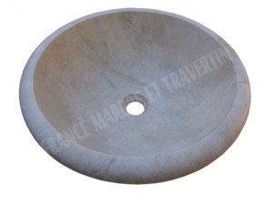 Marbre Marfil Beige Vasque Modèle Encastrer