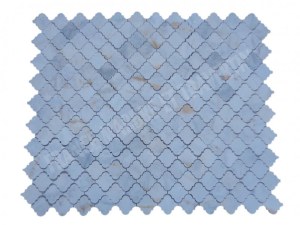 Marbre Blanc Bianco Giallo Arabesque & Motif Mosaïque 31x26 cm Modèle : Lanterne Jet...