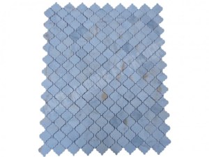 Marbre Blanc Bianco Giallo Arabesque & Motif Mosaïque 31x26 cm Modèle : Lanterne Jet...