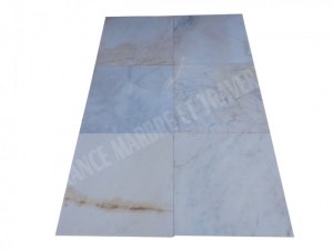 Marbre Blanc Bianco Giallo 60x60x2 cm