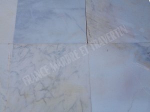 Marbre Blanc Bianco Giallo 60x60x2 cm