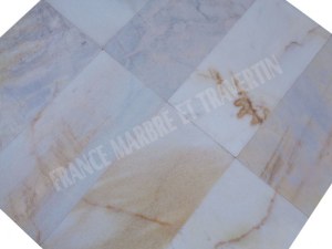 Marbre Blanc Bianco Giallo 30x60 cm