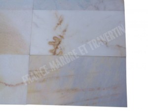 Marbre Blanc Bianco Giallo 30x60 cm