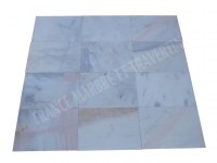 Marbre Blanc Bianco Rose 30,5x45,7 cm