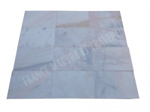 Marbre Blanc Bianco Rose 30,5x45,7 cm