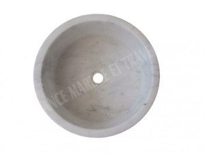 Marbre Blanc Vasque Cylindre