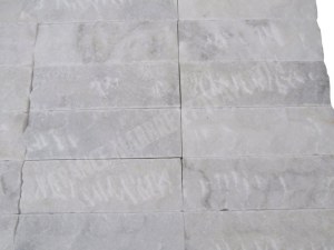 Marbre Blanc Parement 10x30 cm